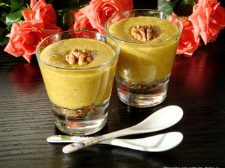 Porridge Dessert - Овсянка-десерт с изюмом и орехами