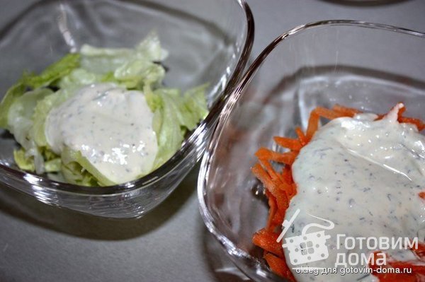 Овощной салат с мясом фото к рецепту 4