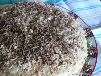 Блинный торт с заварным кремом