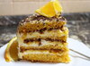 Морковный торт с кремом чиз и мандариновым курдом