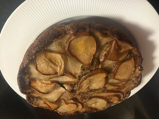 Королевский Пирог с грушами и шоколадом