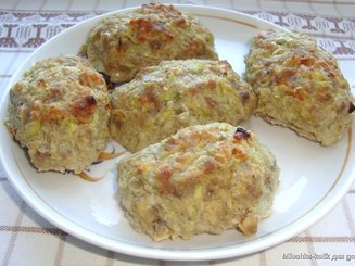 Кабачковые котлеты с фаршем в духовке