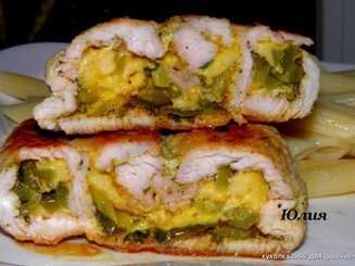 Мясной рулет "Улитка"