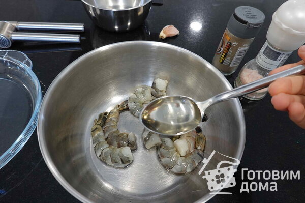 Креветки с хрустящей корочкой в духовке фото к рецепту 2