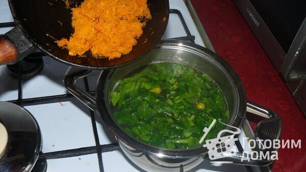 Зеленый суп со шпинатом фото к рецепту 6
