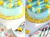 Lemon-Blueberry Macaron Delight Cake-торт"Восторг"