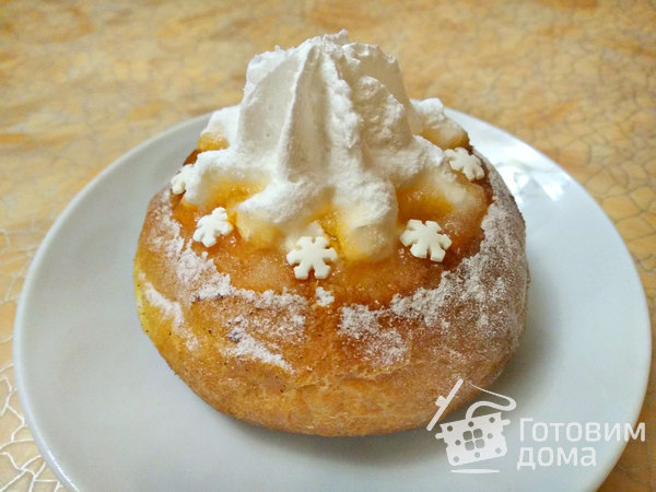 Булочки с начинкой из джема фото к рецепту 9