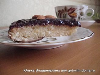 Постный апельсиновый бисквит
