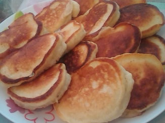Пышные оладушки на дрожжах