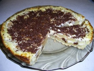 Грушевый торт с шоколадной начинкой