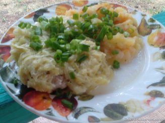 Куриное филе под кабачковой шубой