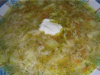 Яичный суп "Eier Suppe" (Затируха)