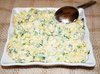 Сырный салат с зеленым луком