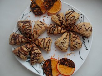 Шоколадно-апельсиновое печенье