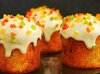 Творожный бездрожжевой кулич