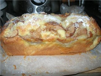 Кекс с грушами и ромом