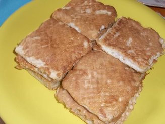 Вафельные пирожки, чебуреки