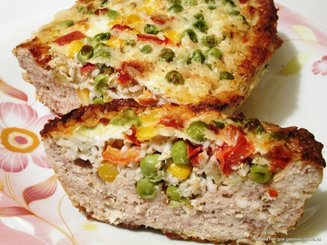 Куриный пирог с "Гавайской" начинкой