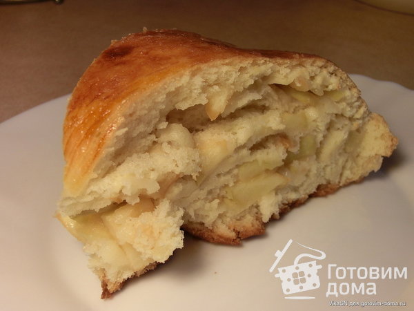 Шведский яблочный пирог с ромовой глазурью фото к рецепту 2