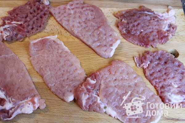 Мясо по французски. Очень сочно и быстро фото к рецепту 1