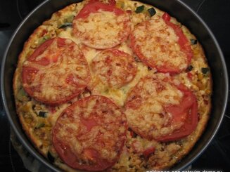 Пирог с индейкой и овощами