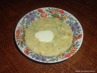 Яичный суп "Eier Suppe" (Затируха)