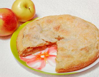 Яблочный пирог (постный)
