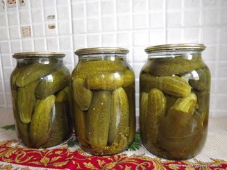 "Детские" маринованные огурчики