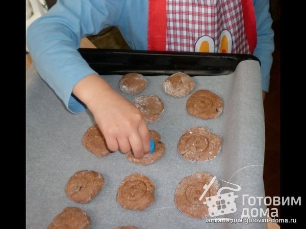 Печенье &quot;Пуговки&quot; фото к рецепту 3