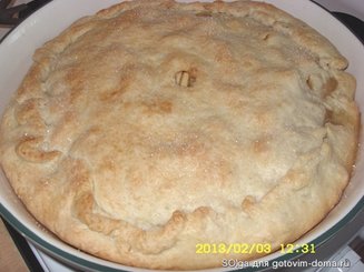Яблочный пай American apple pie