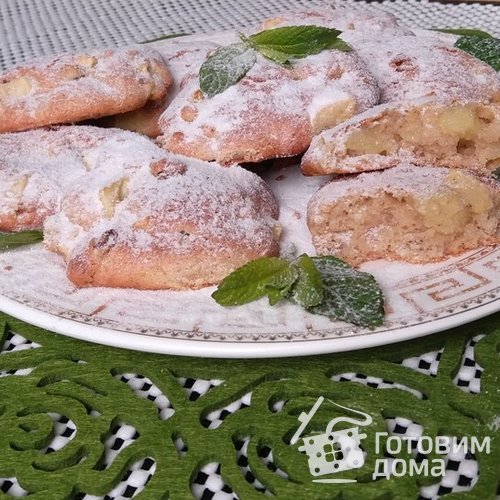 Яблочное печенье с изюмом