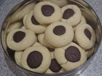Печенье с шоколадным ганашем