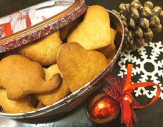 Имбирное печенье к Новому году и Рождеству (постное)