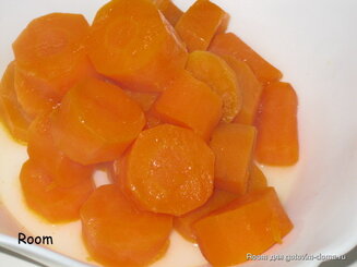 Глазированная морковь с лимоном и зеленью (гарнир)