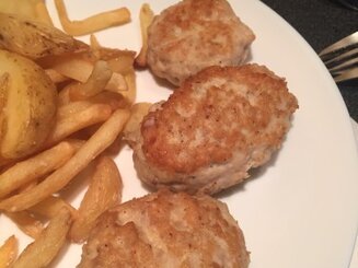 Куриные котлеты с кукурузной мукой