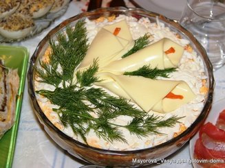 Салат " Каллы"