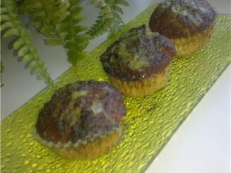 Маффины с киви и белым шоколадом