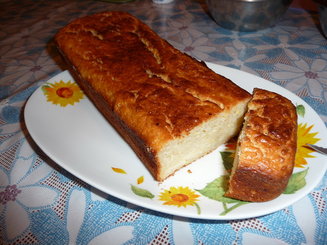 Творожный кекс с лимоном