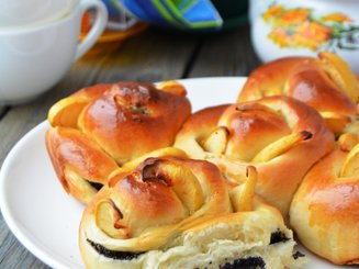 Яблочно-маковый пирог