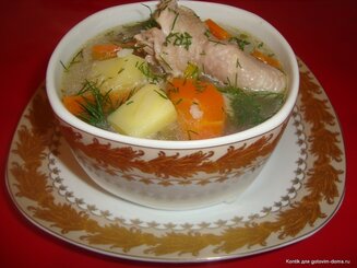 Чорба с рисом и овощами
