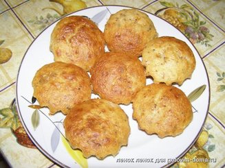 Банановые маффины с кусочками шоколада
