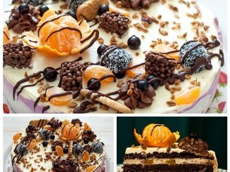 Торт-суфле с клубникой