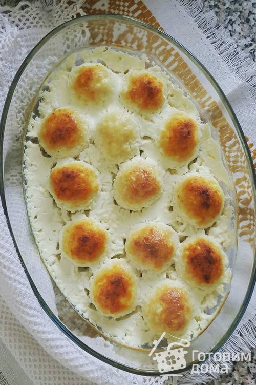 Сырники в сметанной заливке с псиллиумом