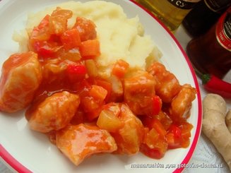 Рыба в маринаде "Огненный дракон"