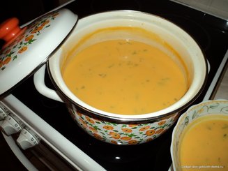 Сливочный крем-суп из тыквы