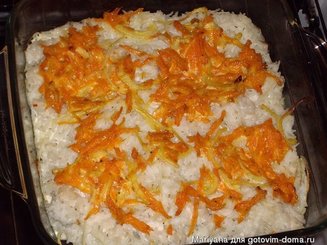 Филе индейки, запеченное с рисом
