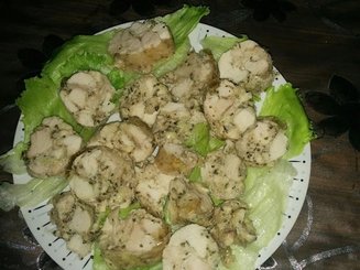 Колбаса куриная домашняя быстрого приготовления