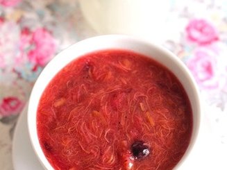Десертный соус из ревеня