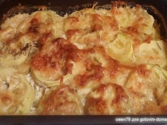 Кабачки  с сыром