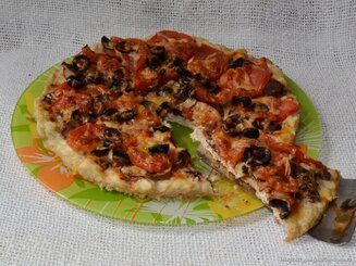 Пицца по-новому (Без муки, дрожжей, разрыхлителя)